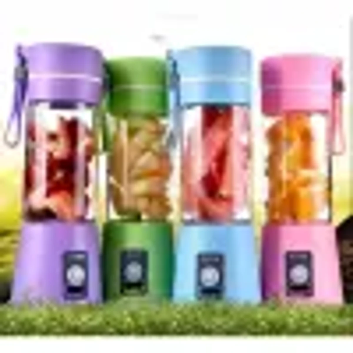 Portable Electric Blender 380ML Smart Home Fruit Juicer Machine Vegetable Juice Mixer USB Rechargeable Food Processor Cup